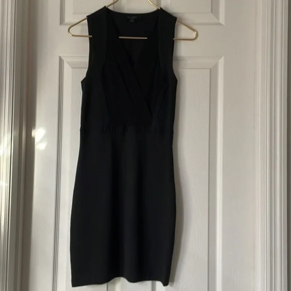All Saints Echo dress black mini sexy comfy lbd mini - Picture 4 of 13